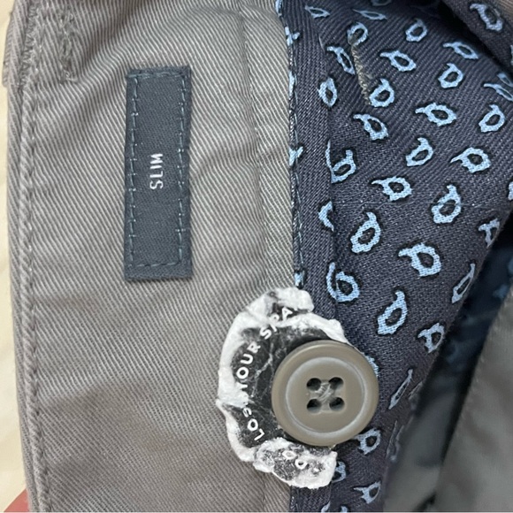 Bonobos Men's Light Gray Slim Fit Chinos size 32/32 - Picture 5 of 9